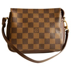 Louis Vuitton Mini Trousse Make Up Damier Ebene Vintage Handbag