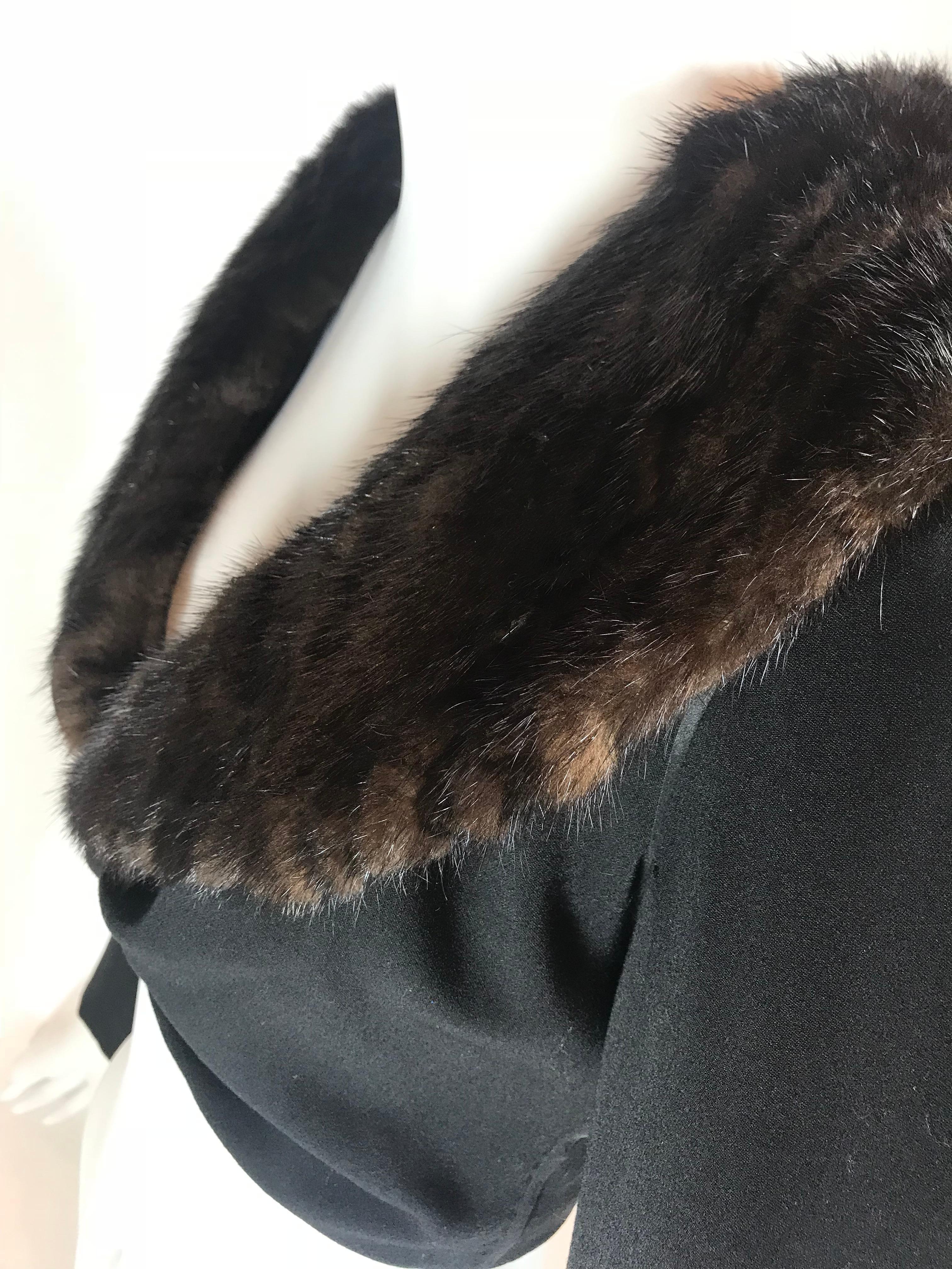 Louis Vuitton Mink Fur Cropped Jacket For Sale 2