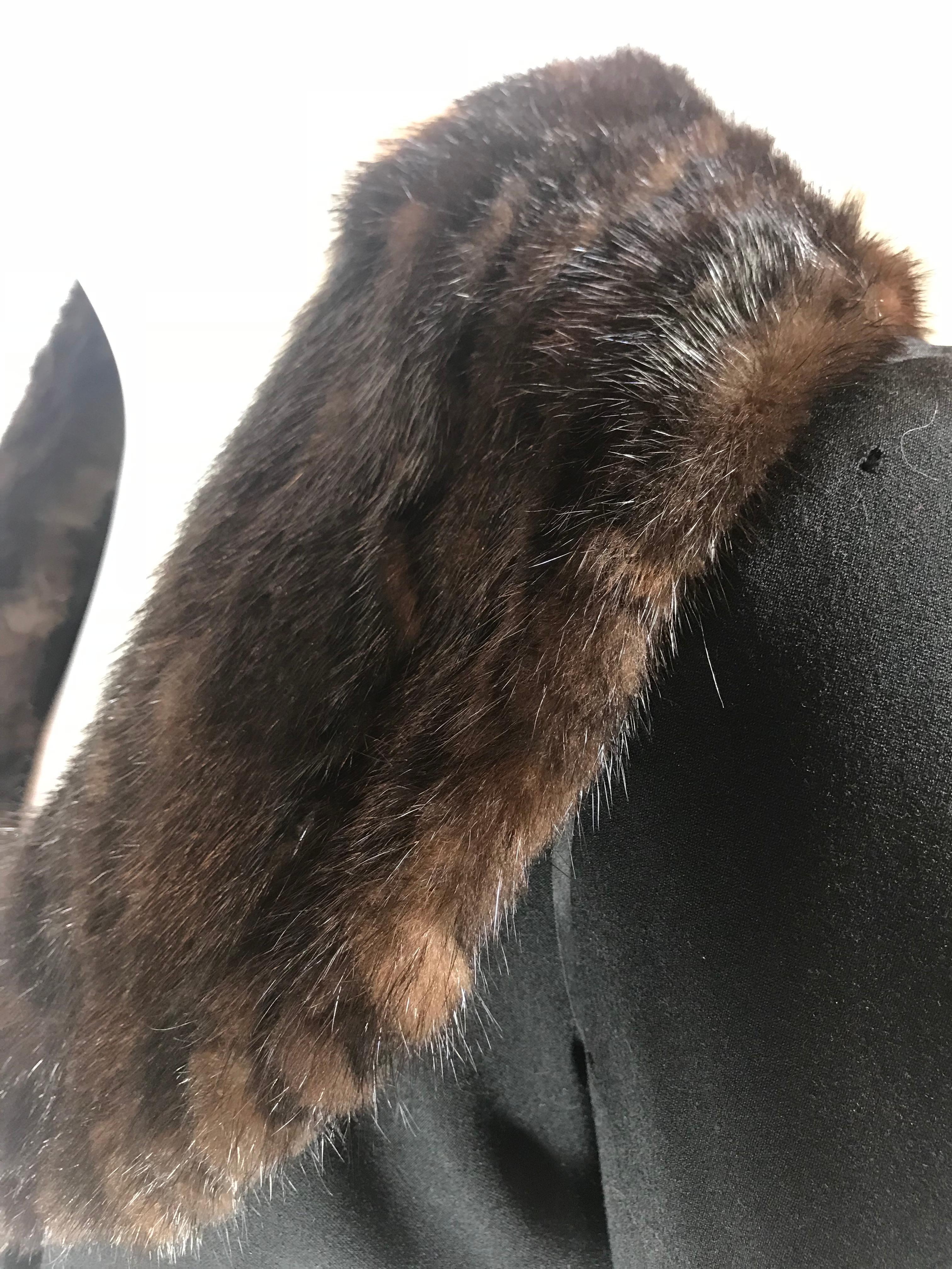 Louis Vuitton Mink Fur Cropped Jacket For Sale 3