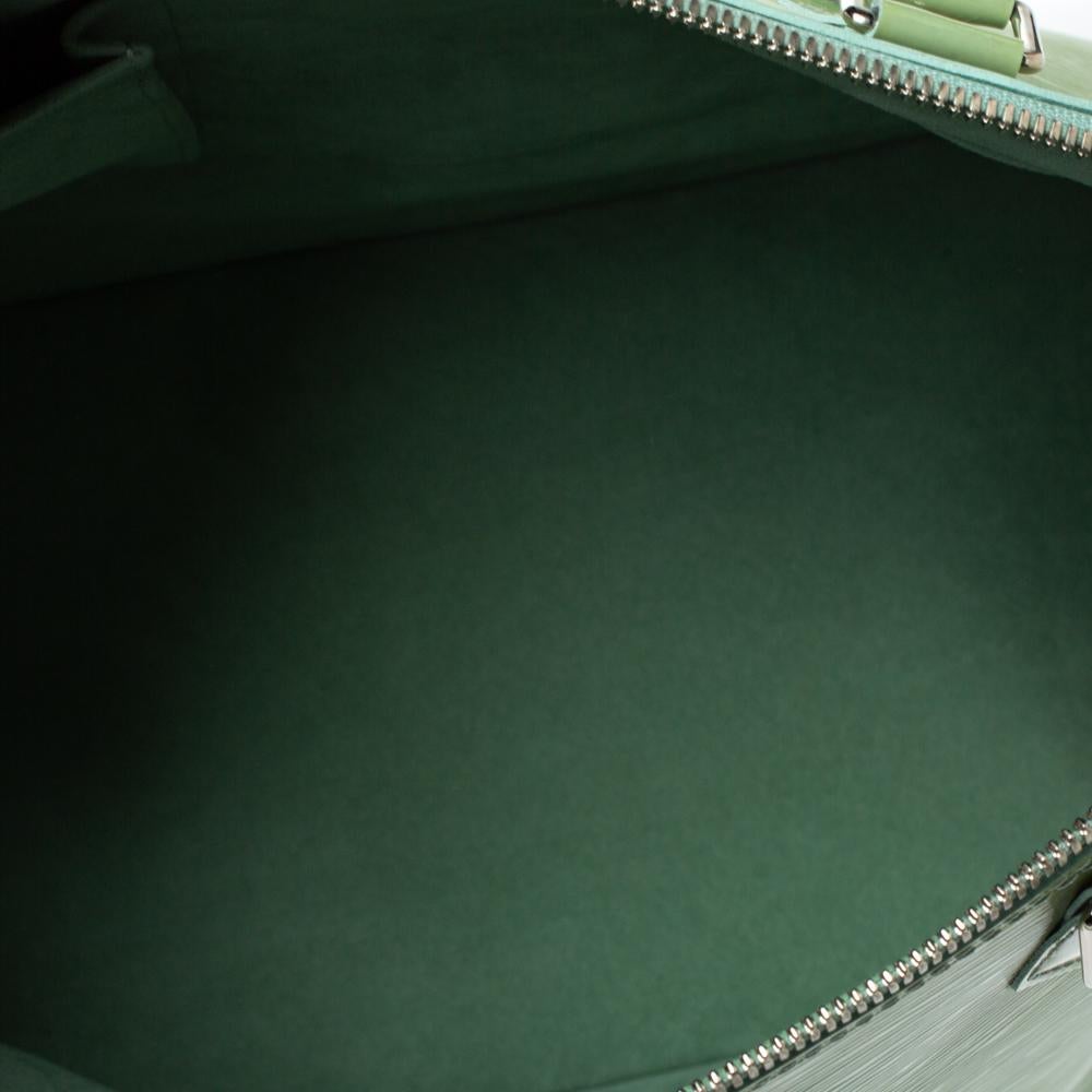 Louis Vuitton Mint Green Electric Epi Leather Alma GM Bag 1