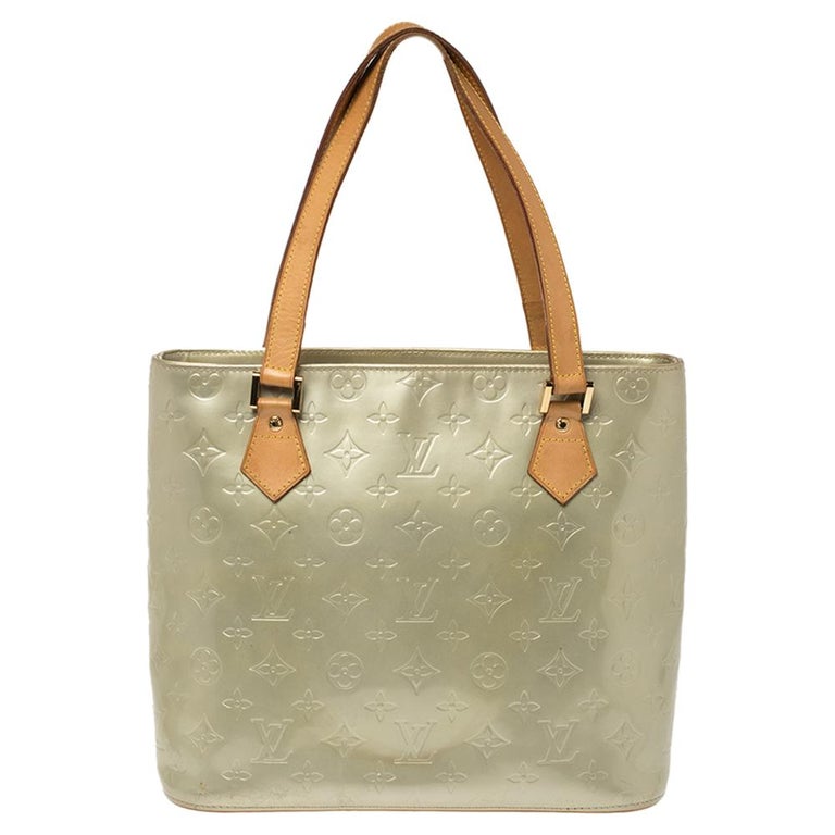 Louis Vuitton MInt Green Monogram Vernis Houston Bag