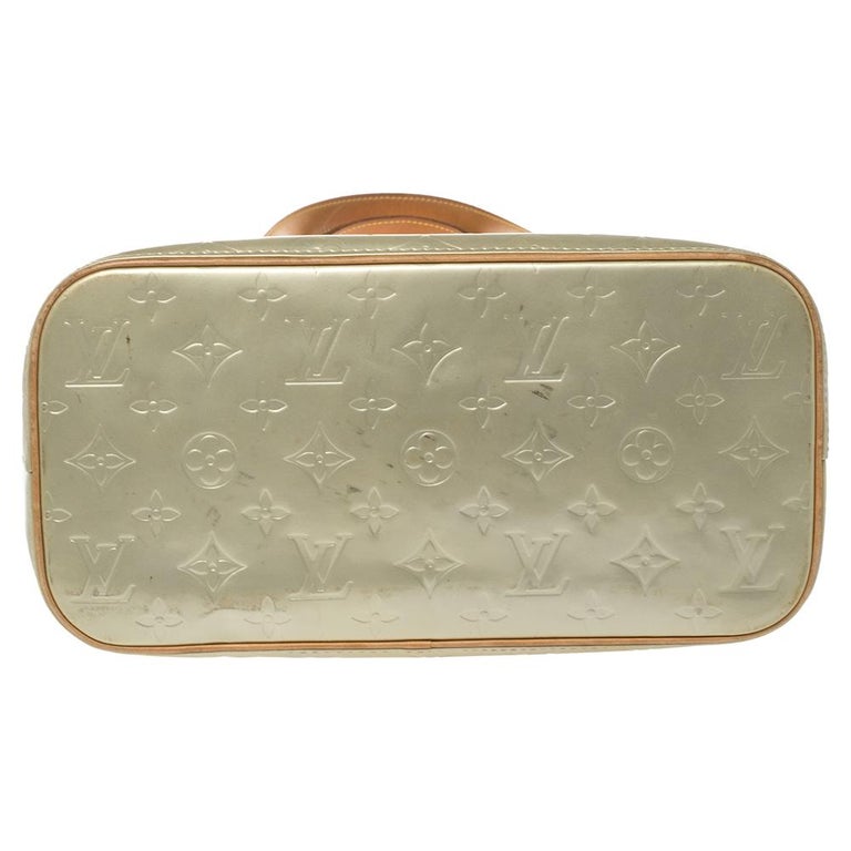 Louis Vuitton MInt Green Monogram Vernis Houston Bag at 1stDibs