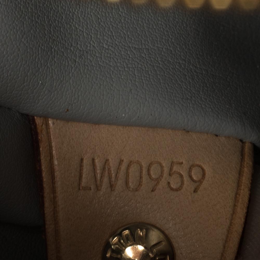 Beige Louis Vuitton MInt Green Monogram Vernis Houston Bag