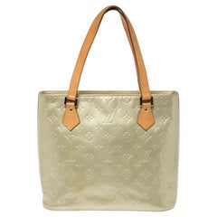 Retro Louis Vuitton MInt Green Monogram Vernis Houston Bag