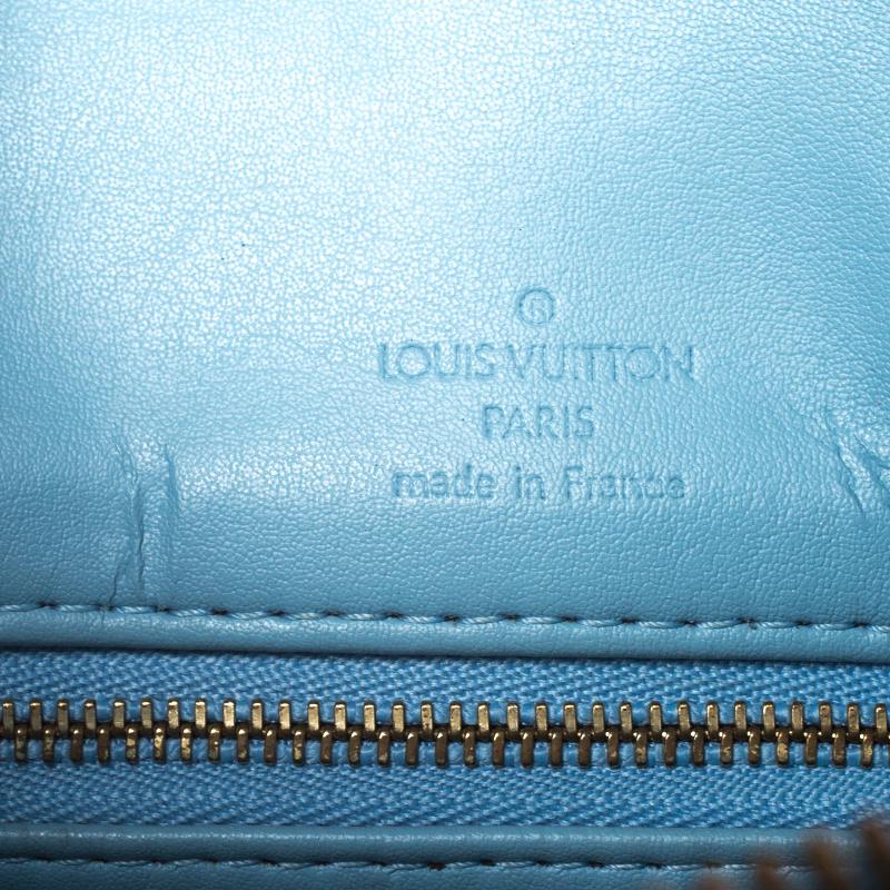 Louis Vuitton Mint Green Vernis Monogram Houston Bag 4