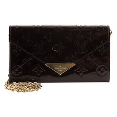 Louis Vuitton Mira Chain Clutch Monogram Vernis