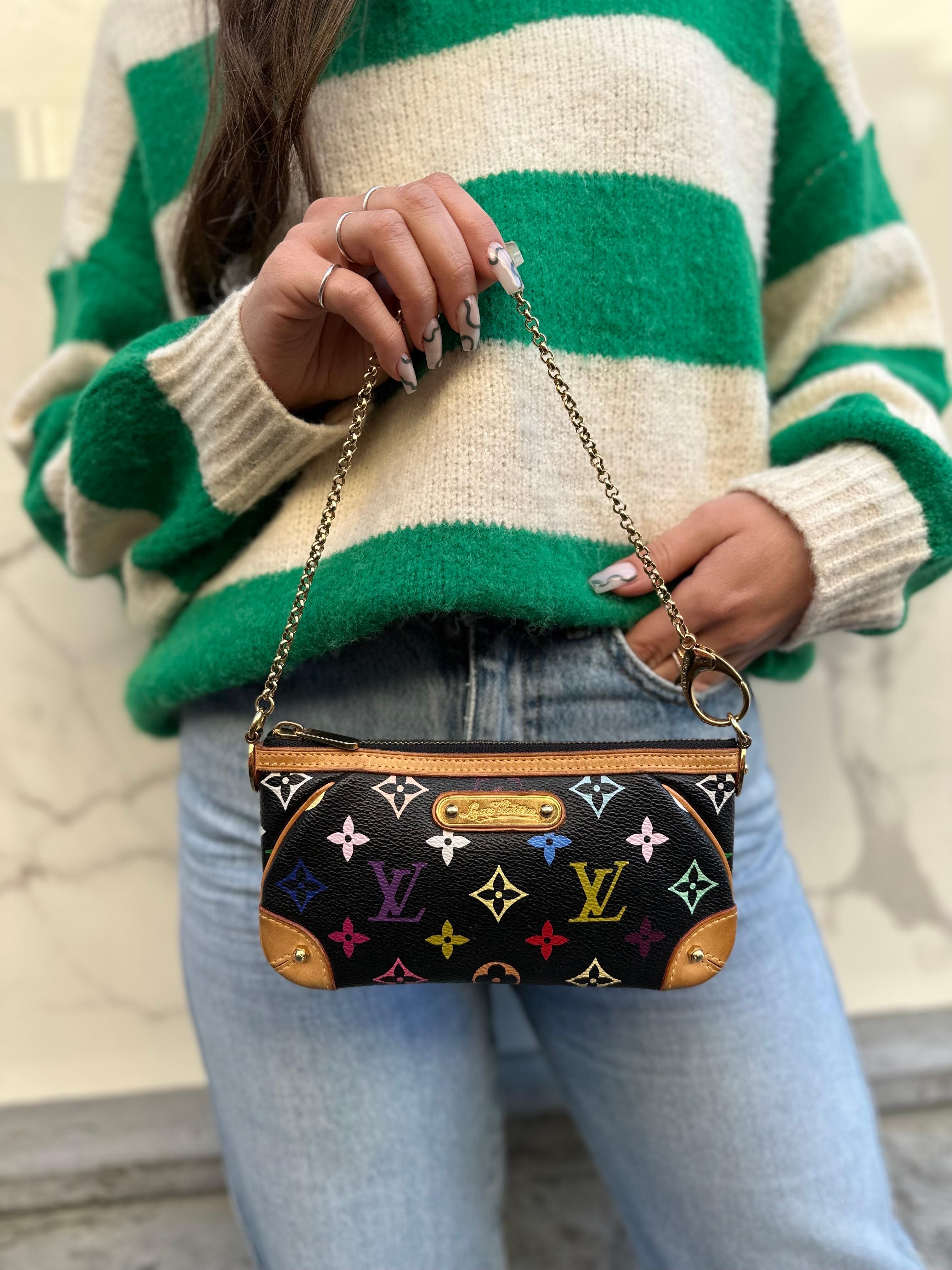 Louis Vuitton Mira PM x Takashi Murakami Multicolor Top Handle Bag 8