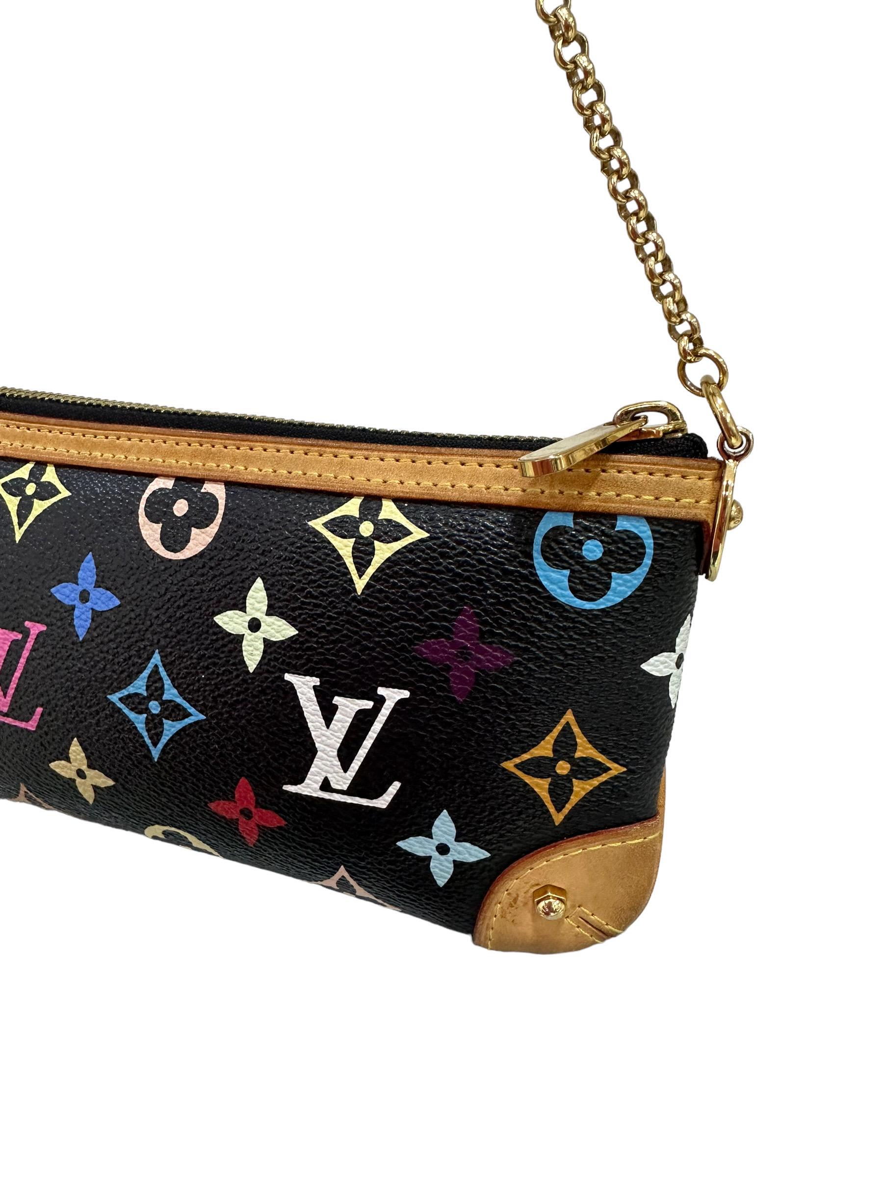 Louis Vuitton Mira PM x Takashi Murakami Multicolor Top Handle Bag 1