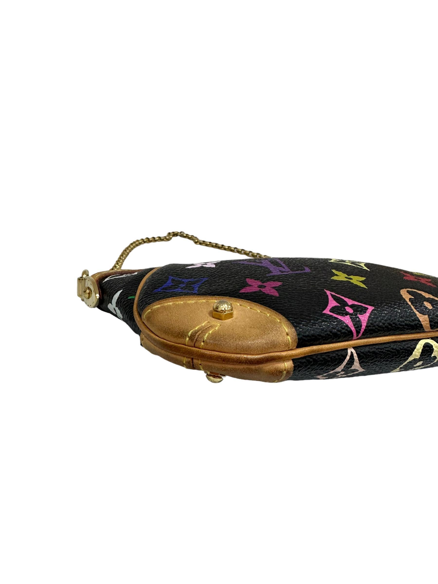 Louis Vuitton Mira PM x Takashi Murakami Multicolor Top Handle Bag 3