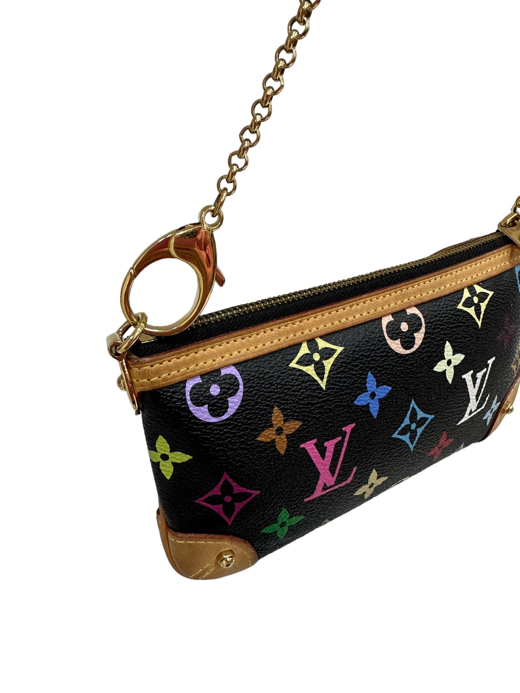 Louis Vuitton Mira PM x Takashi Murakami Multicolor Top Handle Bag 4