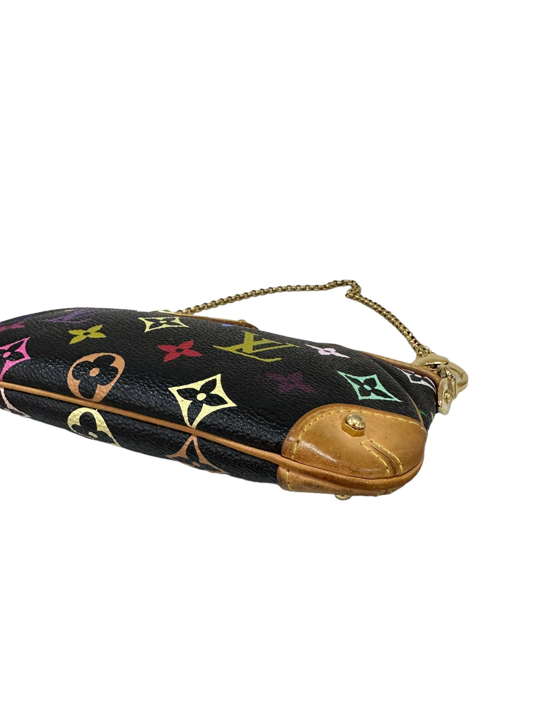 Louis Vuitton Mira PM x Takashi Murakami Multicolor Top Handle Bag 5