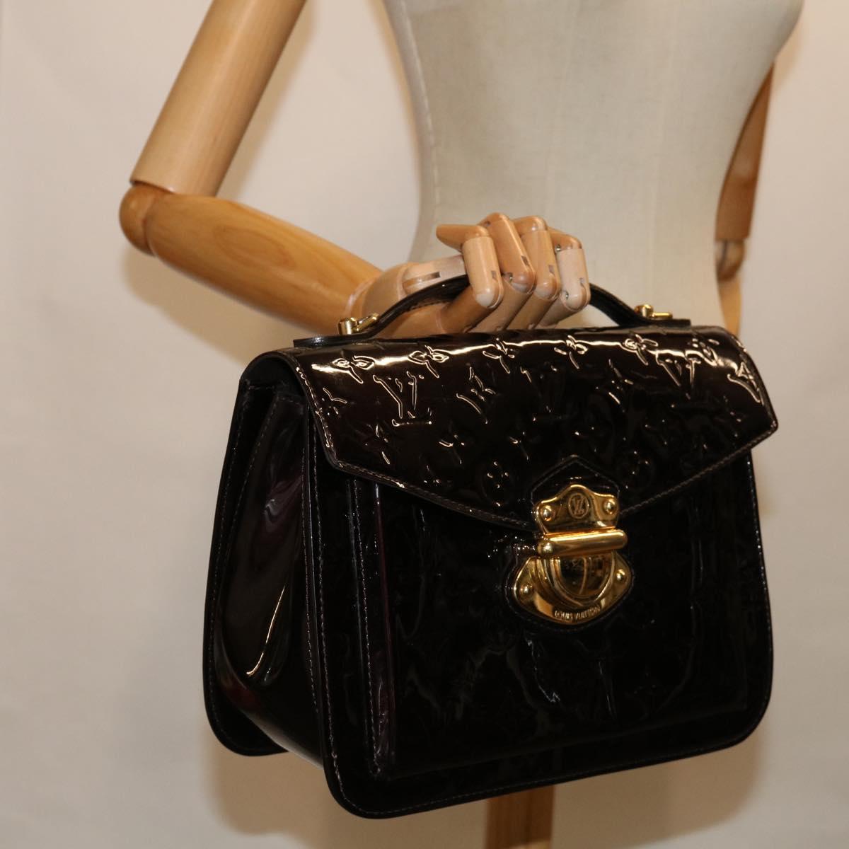 Louis Vuitton Mirada Borsa Pelle Vernice Bordeaux 8