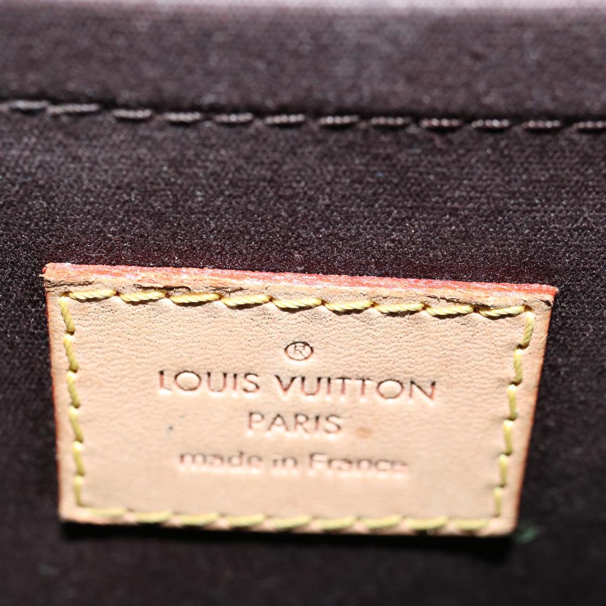 Louis Vuitton Mirada Borsa Pelle Vernice Bordeaux 14