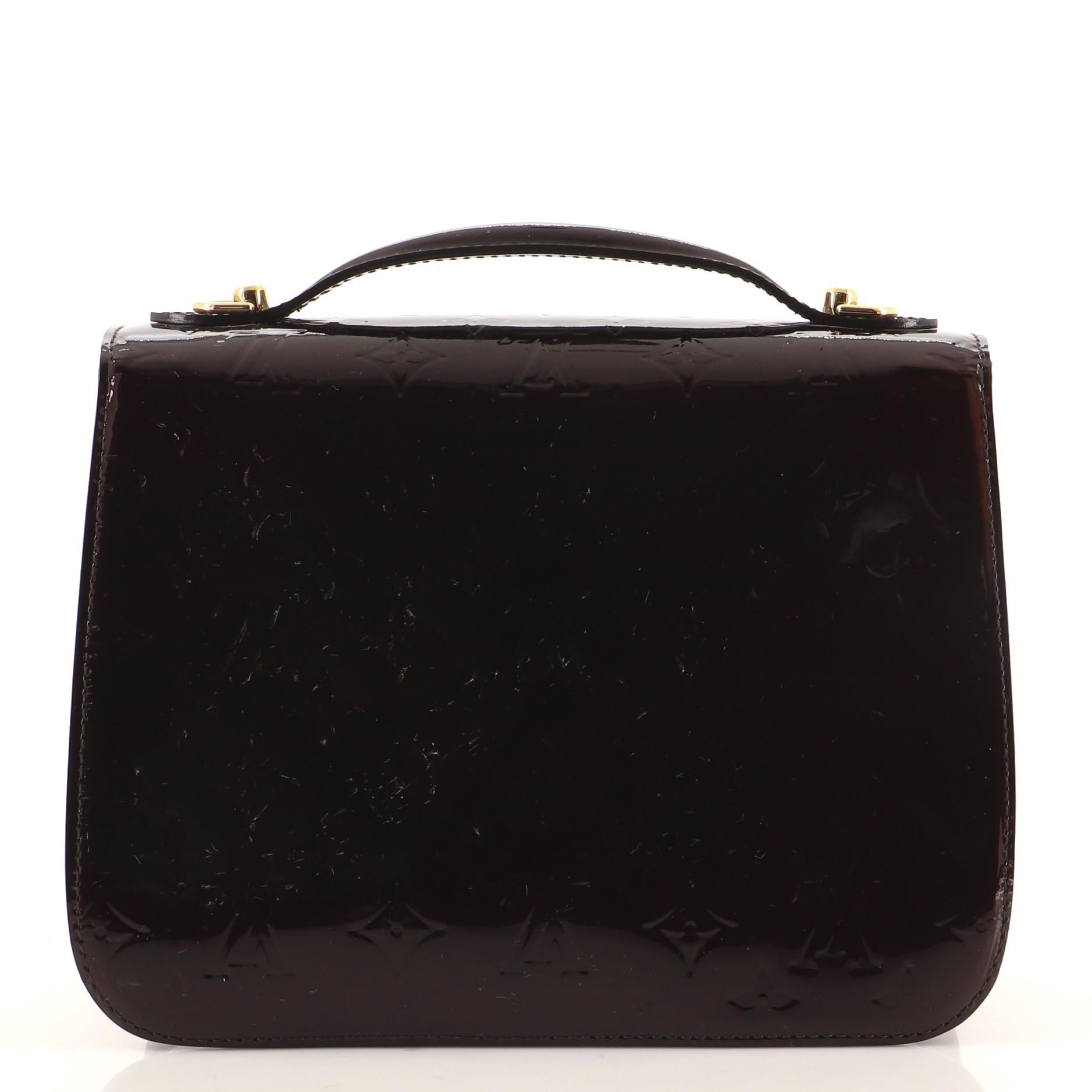 Black Louis Vuitton Mirada Handbag Monogram Vernis