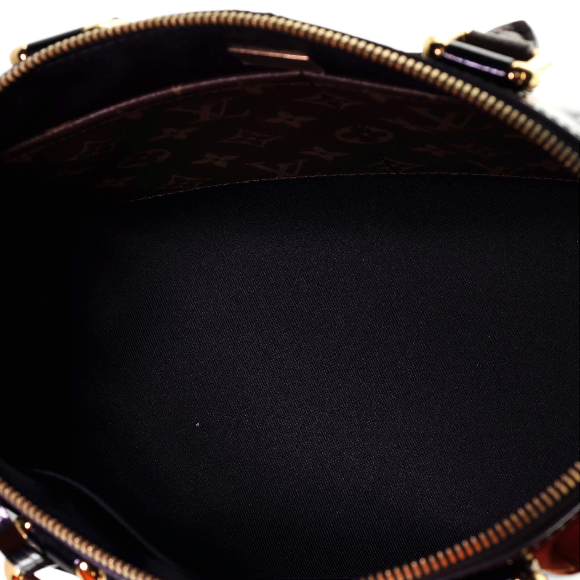 Louis Vuitton Miroir Handbag Vernis with Monogram Canvas 1