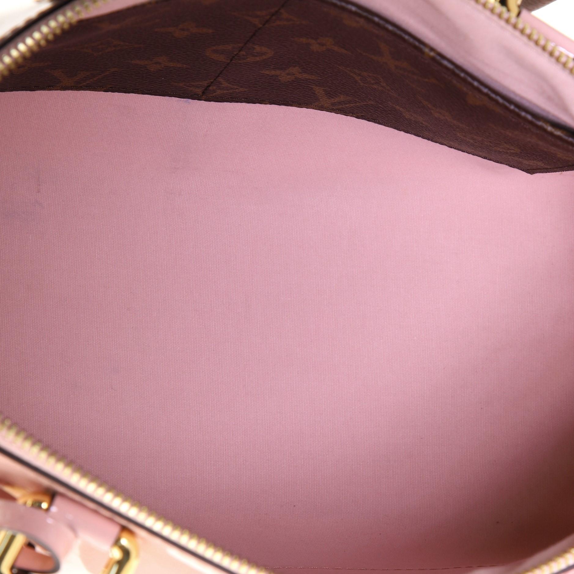 Women's or Men's Louis Vuitton Miroir Handbag Vernis with Monogram Canvas