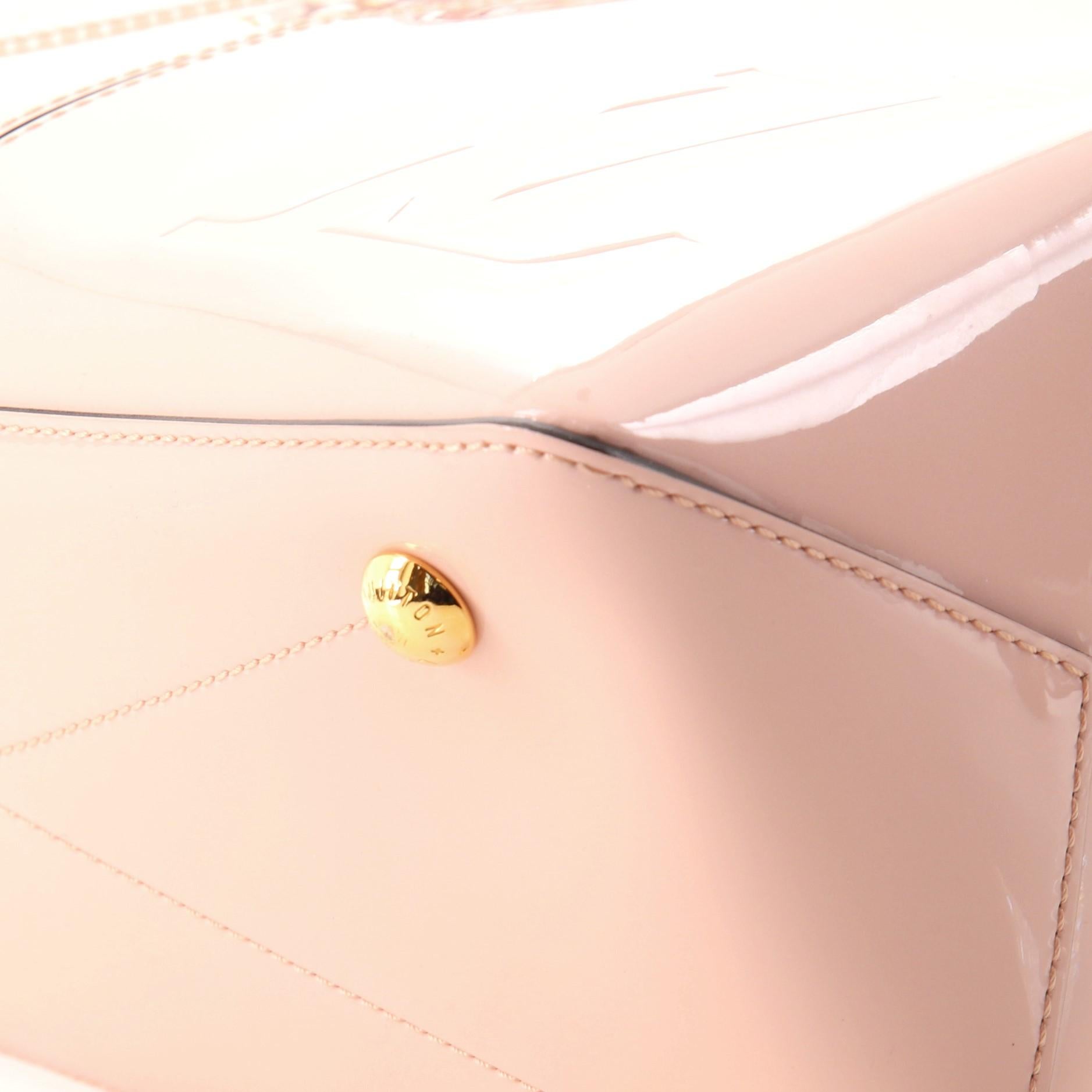 Louis Vuitton Miroir Handbag Vernis with Monogram Canvas 1