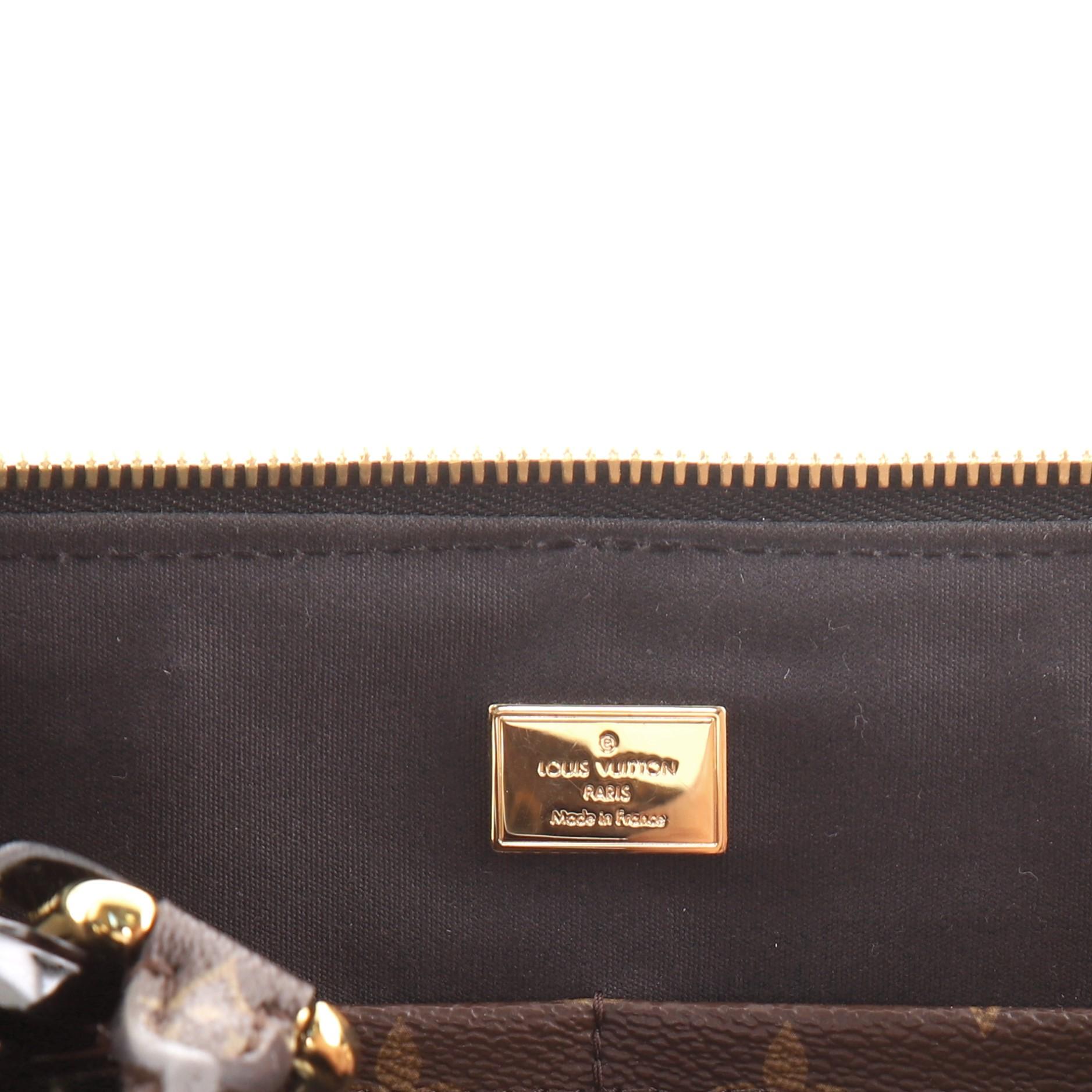 Louis Vuitton Miroir Handtasche Vernis mit Monogramm aus Segeltuch 4