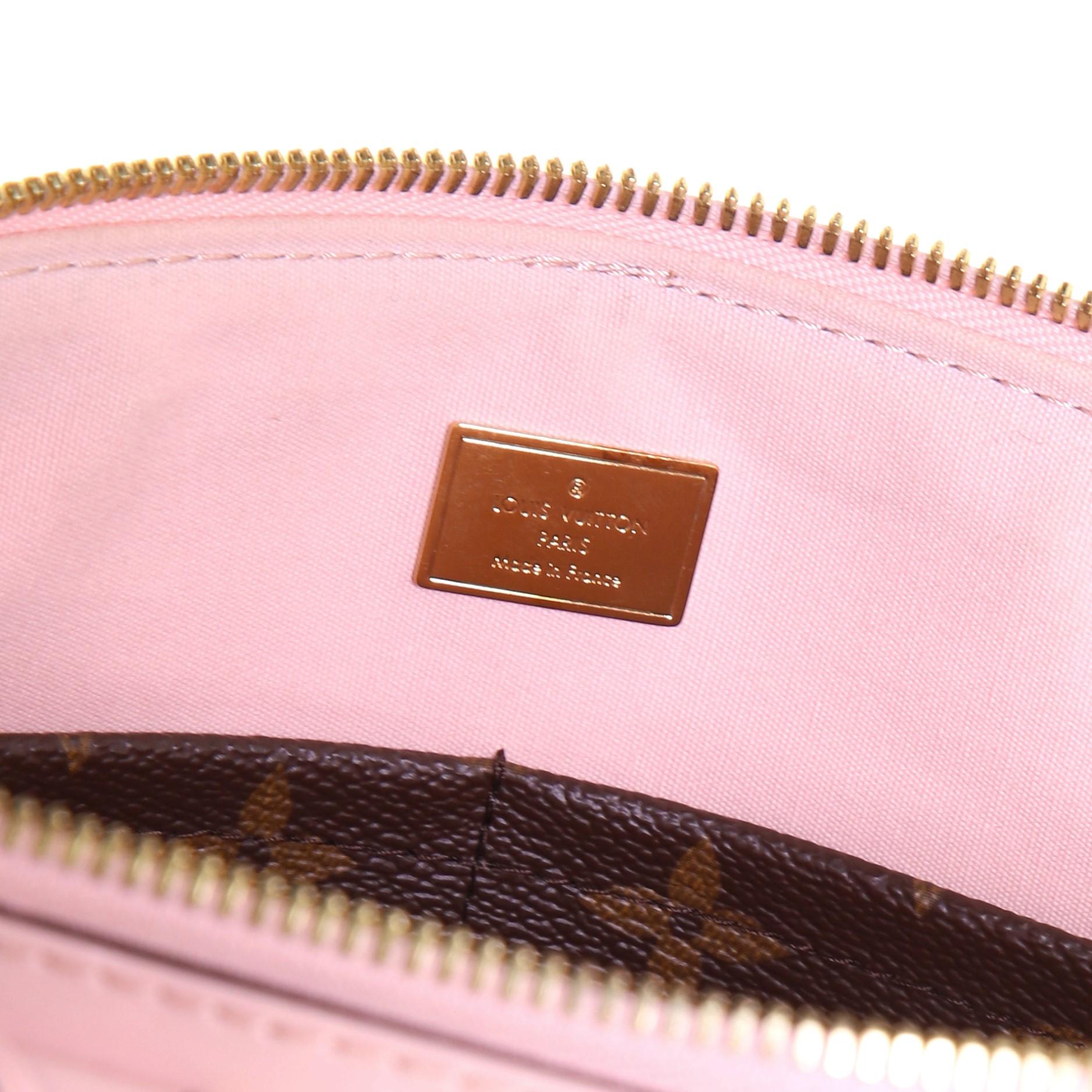 Louis Vuitton Miroir Handbag Vernis with Monogram Canvas 3