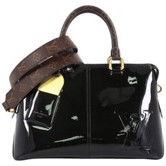 Louis Vuitton Miroir Handbag Vernis with Monogram Canvas