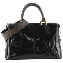 Louis Vuitton Miroir Handbag Vernis with Monogram Canvas