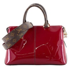 Louis Vuitton Miroir Handbag Vernis with Monogram Canvas