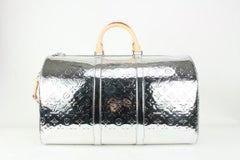Louis Vuitton Miroir Silver Monogram Mirror Keepall Bandouliere 50 Duffle