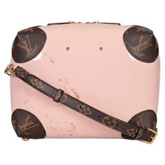 Louis Vuitton Miroir Venice Pink Leather Canvas Bag