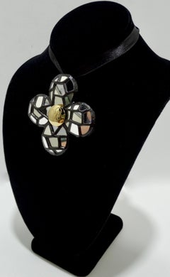 Louis Vuitton Mirrored Mosaic Brooch