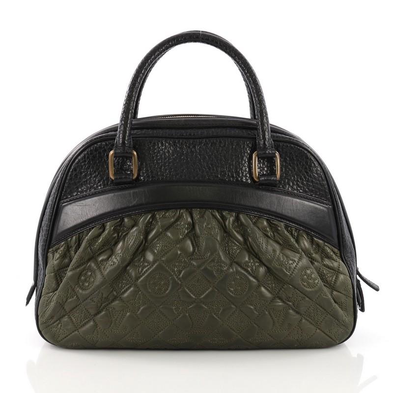 Louis Vuitton Mizi Vienna Handbag Monogram Quilted Lambskin In Good Condition In NY, NY