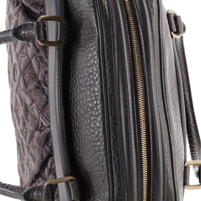 Black Louis Vuitton Mizi Vienna Handbag Monogram Quilted Lambskin
