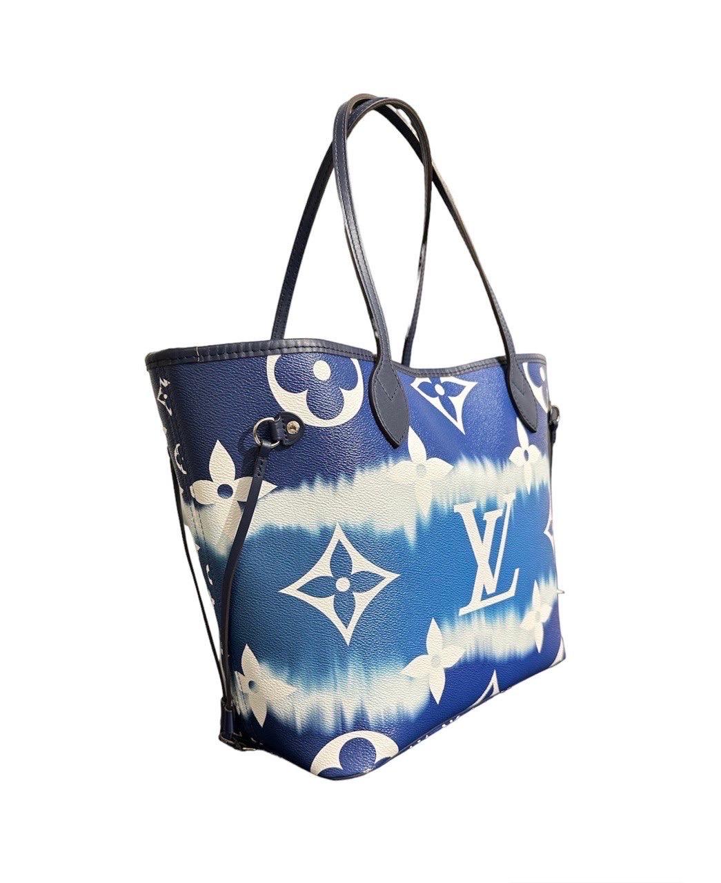 Borsa A Spalla Louis Vuitton MM Neverfull Escale Azur 2020 In Good Condition In Torre Del Greco, IT