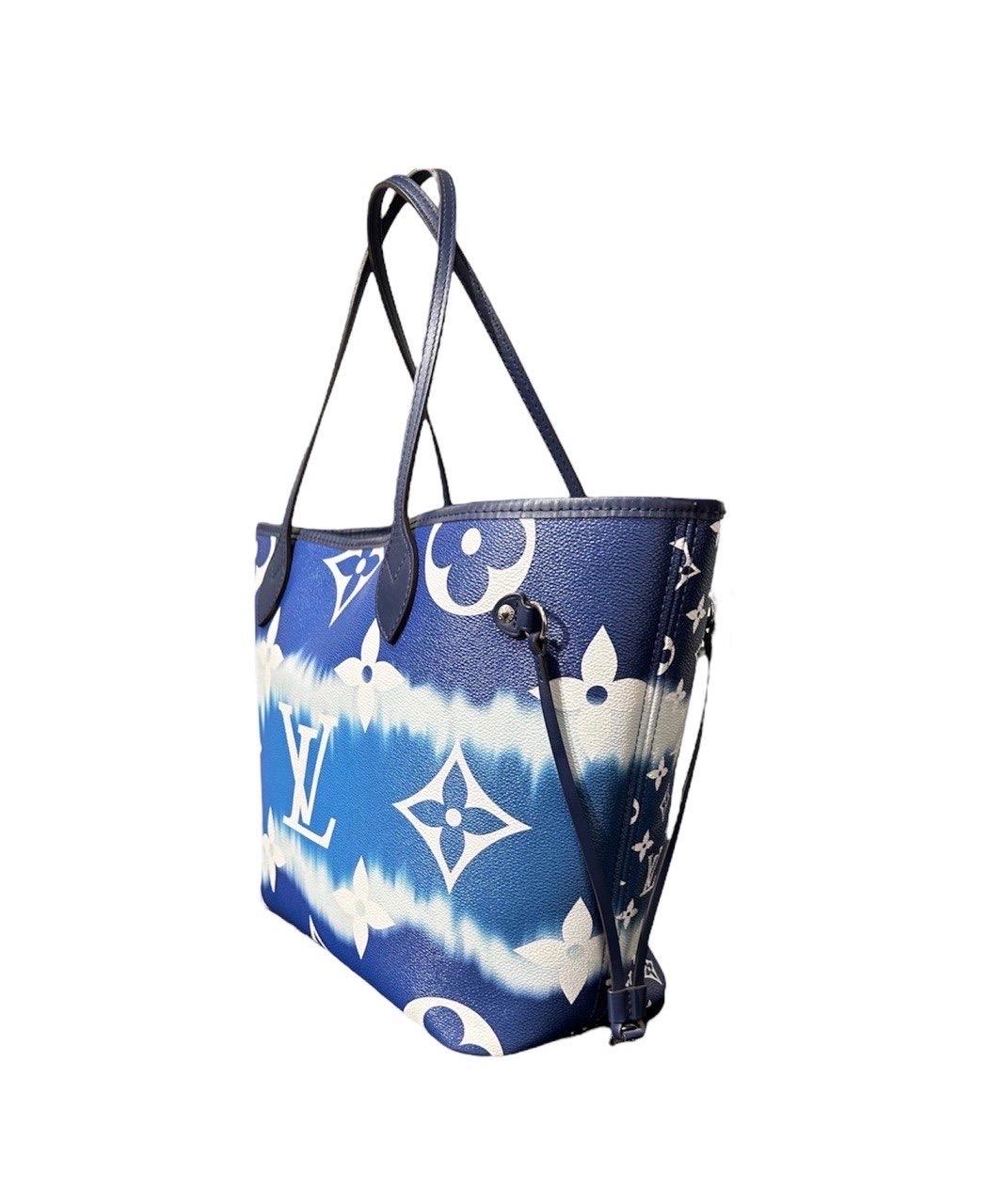 Borsa A Spalla Louis Vuitton MM Neverfull Escale Azur 2020 3