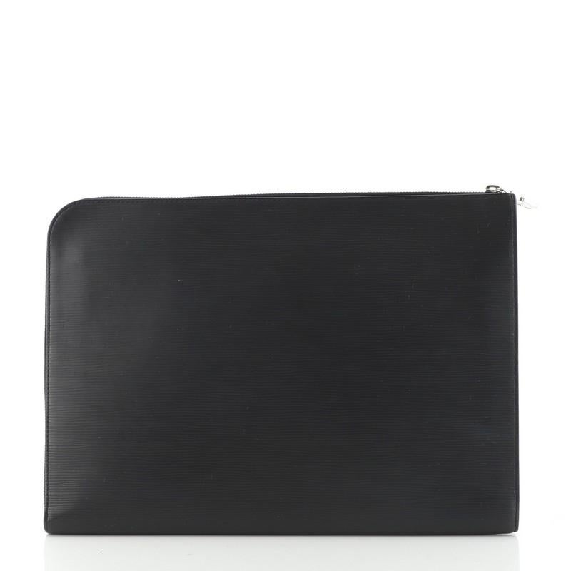 Black Louis Vuitton Model: Pochette Jour Epi Leather GM