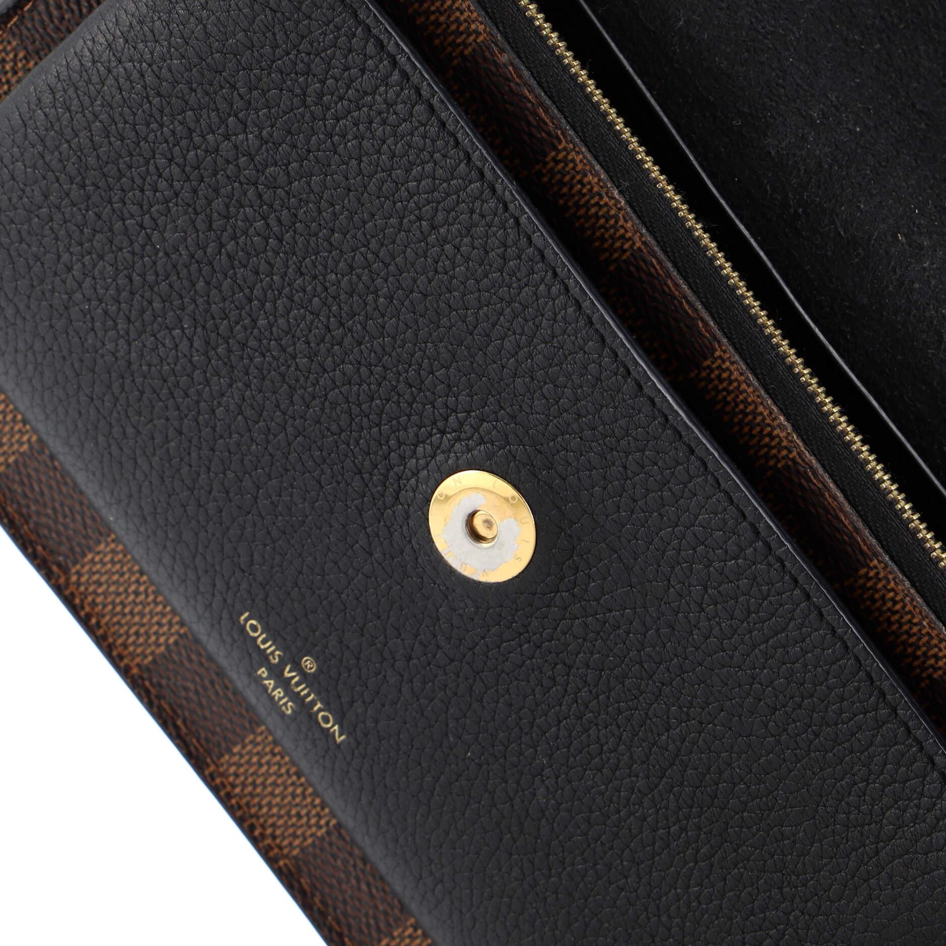 Louis Vuitton Model: Vavin Chain Wallet NM Damier with Leather 4