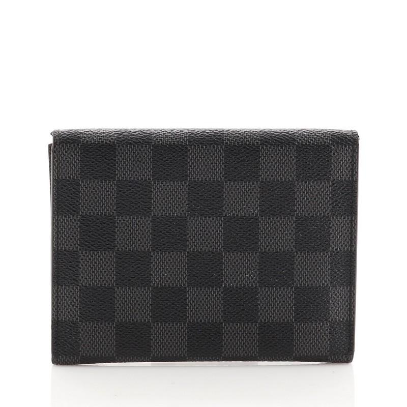 Louis Vuitton Modulable Wallet Damier Graphite Compact In Good Condition In NY, NY