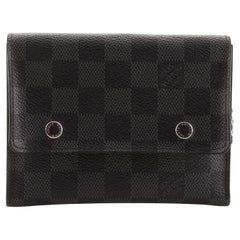 Modulbares Portemonnaie von Louis Vuitton Damier Graphit Kompakt