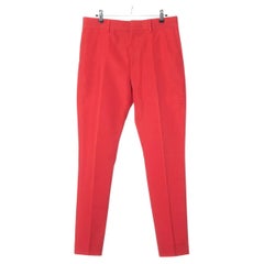 Pantalones Louis Vuitton de mohair Rojo