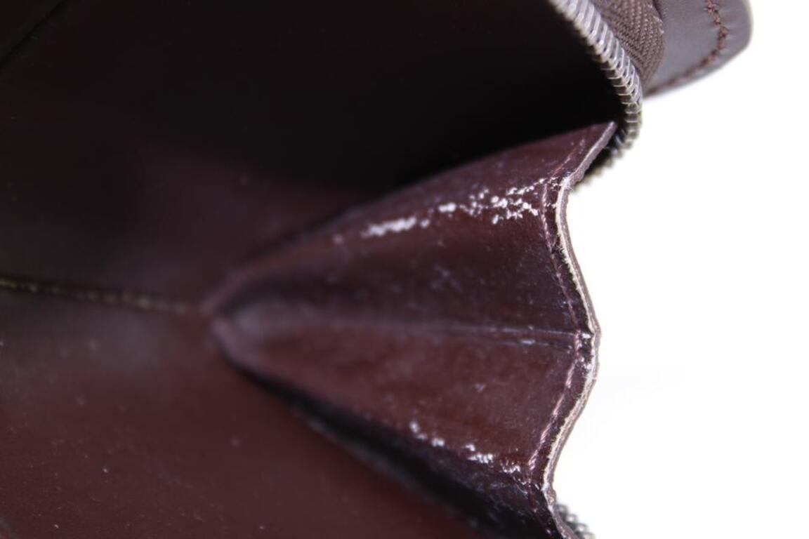 Louis Vuitton Moka Brown Epi Leather Demi Lune Zippy Coin Purse 14lvs1230 For Sale 2