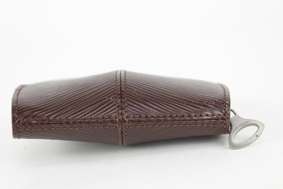 Louis Vuitton Moka Brown Epi Leather Demi Lune Zippy Coin Purse 14lvs1230 For Sale 3