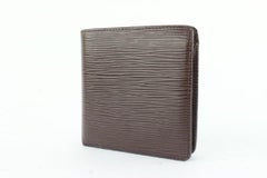 Louis Vuitton Moka Brown Epi Leather Slender Multiple Marco Florin Wallet