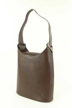 Louis Vuitton Moka Brown Epi Leather Verseau Hobo Bag 82lk33s