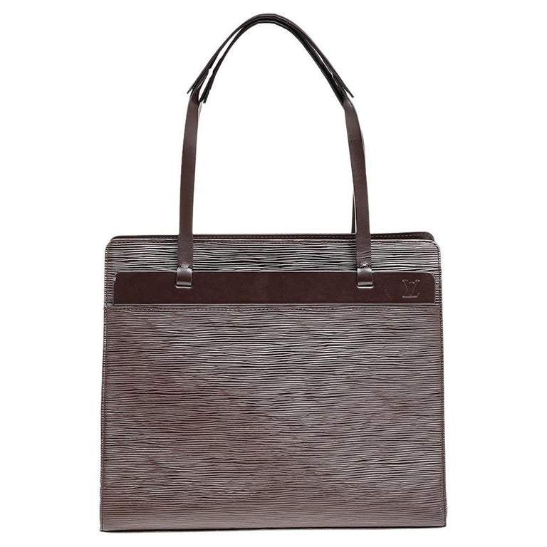 Louis Vuitton Moka Epi Leather Croisette PM Bag at 1stDibs