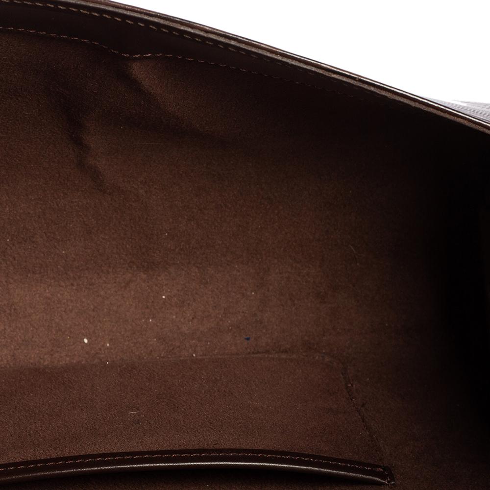Women's Louis Vuitton Moka Epi Leather Nocturne PM Bag