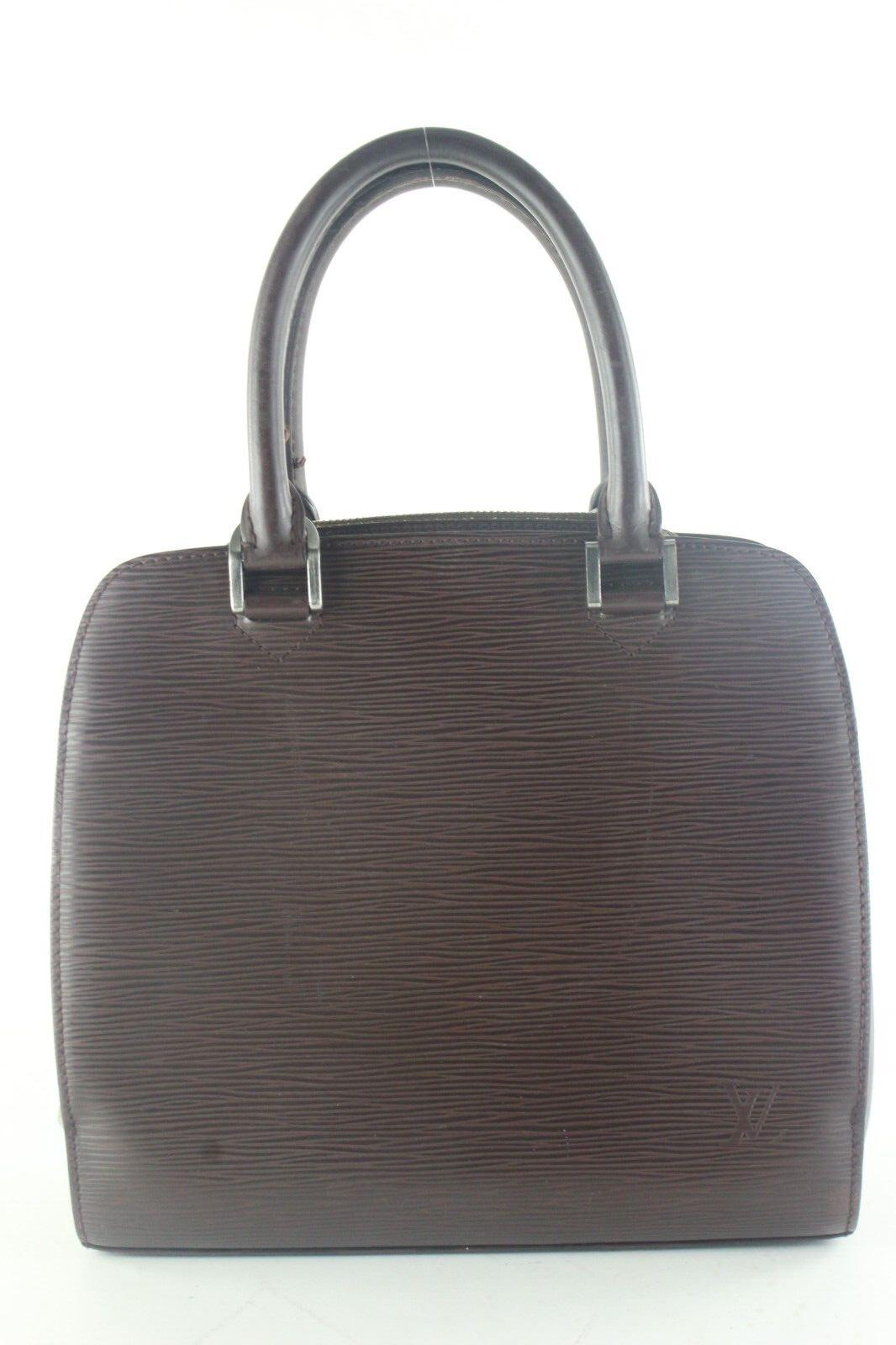Louis Vuitton Moka Epi Leather Pont Neuf Dark Brown 5LV119K For Sale 1