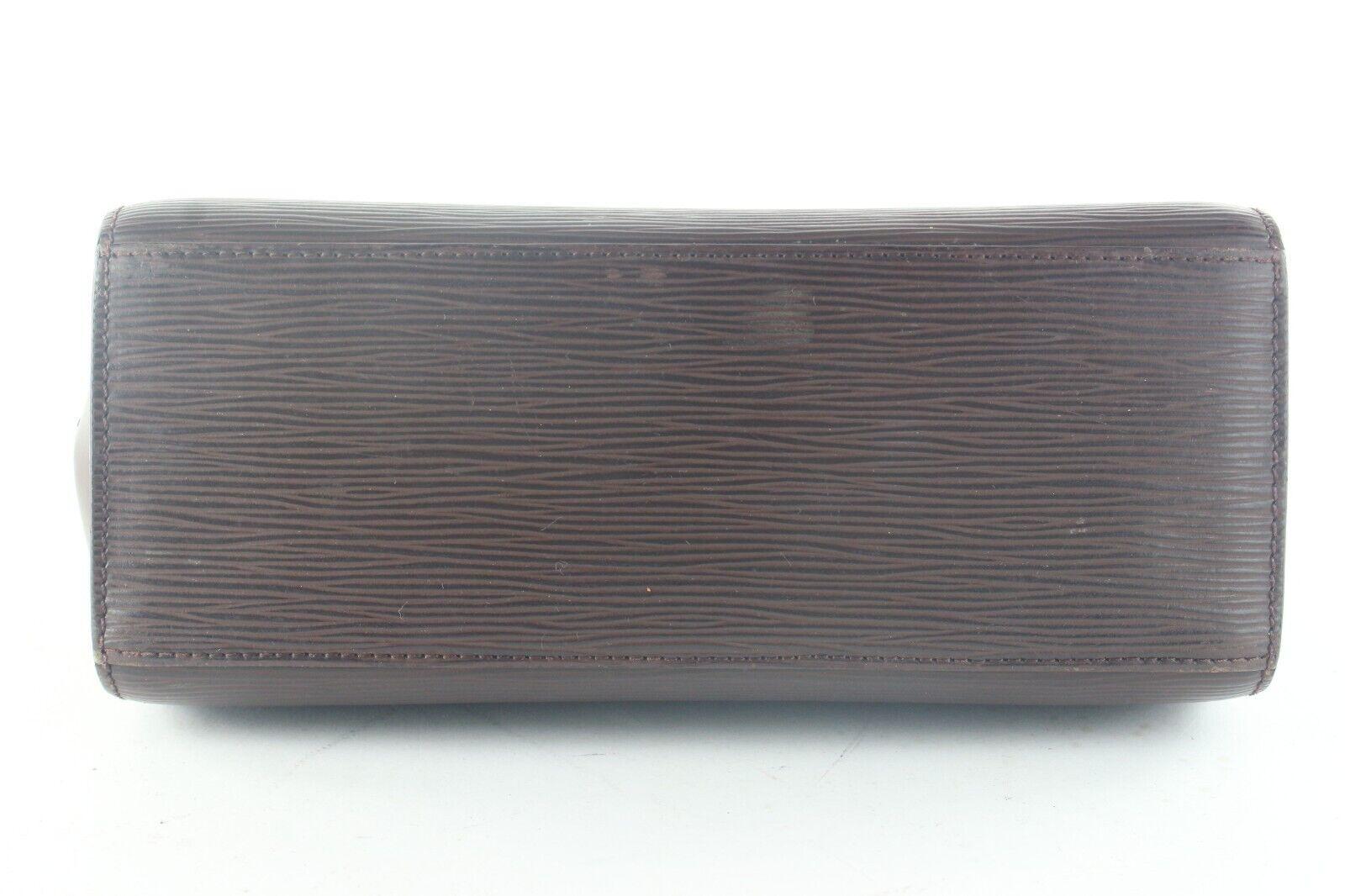 Louis Vuitton Moka Epi Leather Pont Neuf Dark Brown 5LV119K For Sale 2