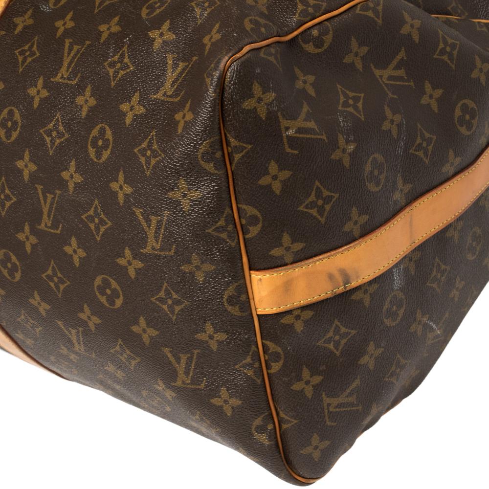 Louis Vuitton Mon Monogram Canvas Keepall Bandouliere 55 Bag 6
