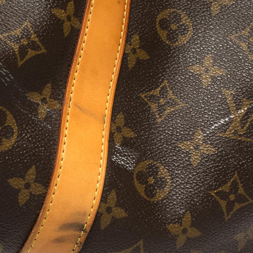 Louis Vuitton Mon Monogram Canvas Keepall Bandouliere 55 Bag 2