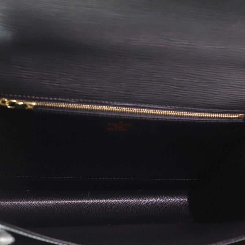 Women's or Men's Louis Vuitton Monceau Handbag Epi Leather