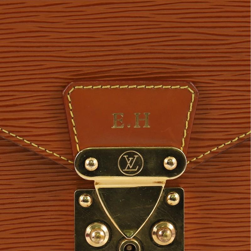 Louis Vuitton Monceau Handbag Epi Leather 1